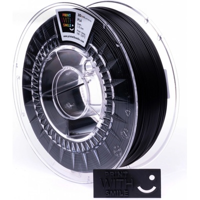 Print With Smile PLA filament satine black 1,75 mm 1kg