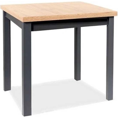 Signal Jídelní stůl Adam 90 x 65 cm dub artisan černá