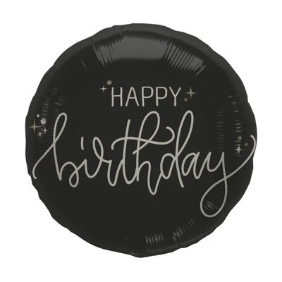 Růžička Balónik fóliový HB Creme Noir 45 cm