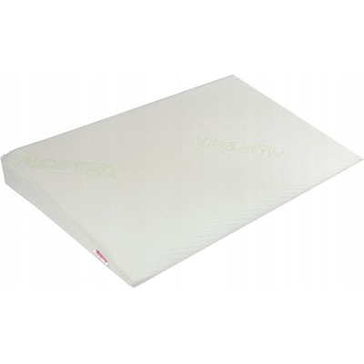 Sensillo Luxe vankúš klin biely s Aloe Vera 60x38