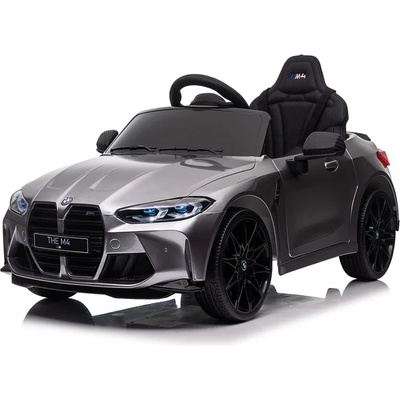 ROLLZONE BMW M4 12V - Детска акумулаторна кола, Сив, EVA гуми (SX2418-grey)