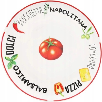HIT Tanier na pizzu 31 cm zelený okraj