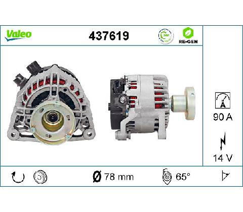 Alternátor VALEO 437619