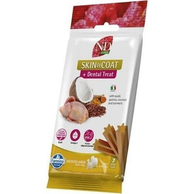 Farmina Pet Foods N&D QUINOA Dog Dental Snack Skin & Coat Quail Adult Medium & Maxi 100 g