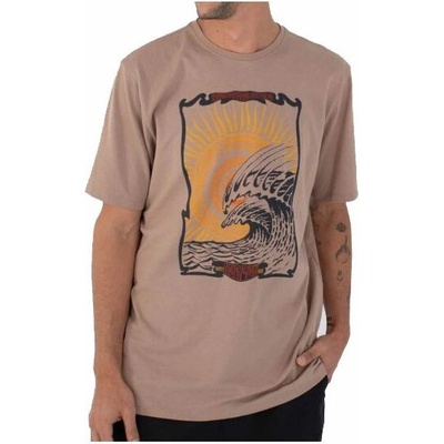 Hurley H2O DRI WAVE MANDALA S/S béžová