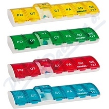 Anabox Dávkovač na léky 1x7 barevně rozlišený