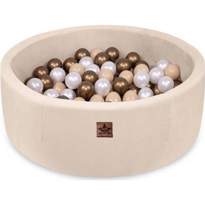 Nellys Velvet suchý bazén šedý 90x30 cm + 200 míčků – Hledejceny.cz