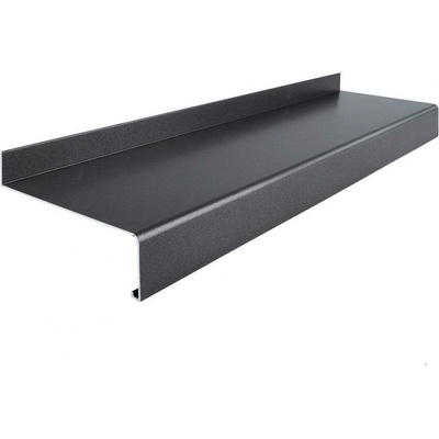 Parapet venkovní r.š.333mm - pozink Lakovaný RAL 7024 šedá grafit s folií dl.2m
