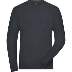 Daiber jn 1804 / Мъжка еластична тениска с дълъг ръкав - карбон 5xl (02180402515)
