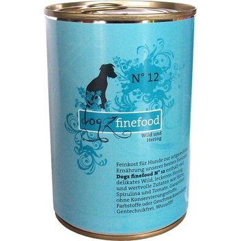 Dogz Finefood No.12 zverina & sleď 400 g