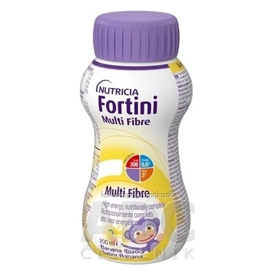 N. V. Nutricia, Zoetermeer Fortini Multi Fibre pre deti výživa s banánovou príchuťou 200 ml