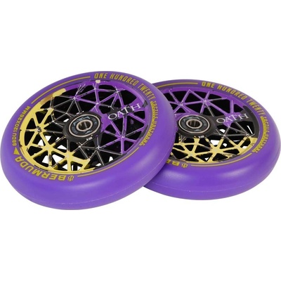 Oath Bermuda 120 mm black/purple/yellow 2 ks – Zboží Mobilmania