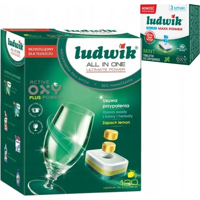 Ludwik kapsle do myčky All in1 120 ks