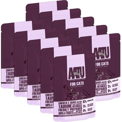 AATU For Cats Chicken & Quail 10 x 85 g
