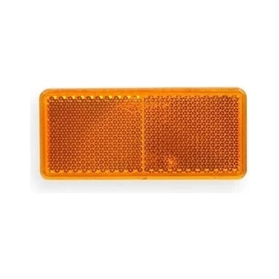 odrazka oranžová samolepící 90x40mm | Zboží Auto