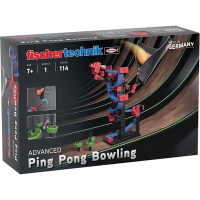 Fischertechnik Конструктор Fischertechnik Ping Pong Bowling, 114 компонента, над 7г (569017)