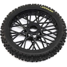 Losi 1:4 Promoto-MX Motorcycle: Kolo s pneu Dunlop MX53 přední disk černý