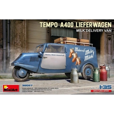 MiniArt Tempo A400 Lieferwagen Milk Delivery Van 38057 1:35