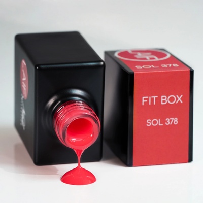 Laif Gel lak červený SOL 378 Fit Box 10 ml
