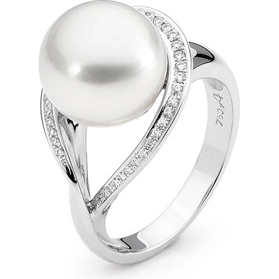 Olivie Stříbrný prsten Velká Perla5349