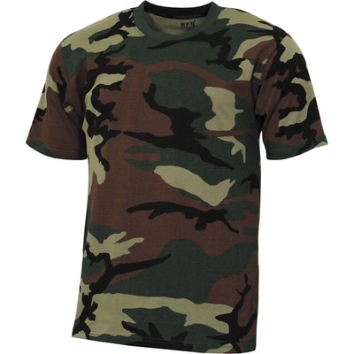 MFH Американска стрийтстайл тениска с къс ръкав, woodland (00130T)