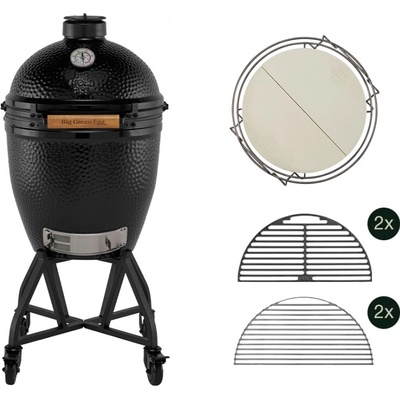 Gril Big Green Egg Onyx Large se stojanem s madlem BGE-SET-ONYX_L_stojan_2