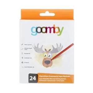 Goomby Флумастери измиващи се 24 цвята