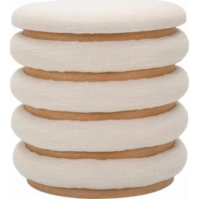 Home Styling Collection Pouf s dekorativním tuftovaným vzorem, 60 x 25 cm