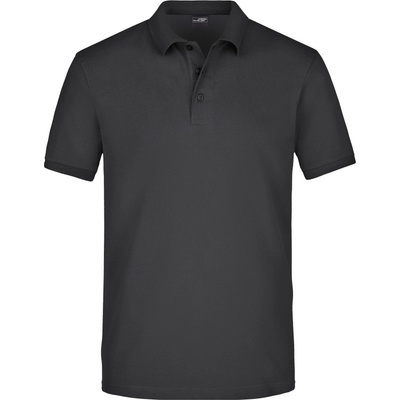 James & Nicholson polokošile JN 710 elastická krátký rukáv pánská černá