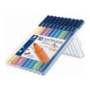 STAEDTLER Фиберпeн Triplus Color 1, 0 мм ас (10) (323 SB10)