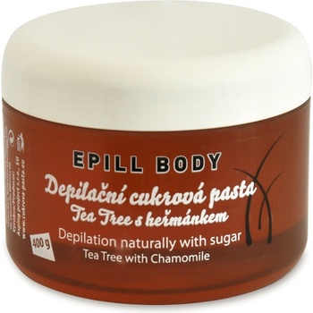 Epill Body depilační cukrová pasta s Tea Tree a heřmánkem 400 g