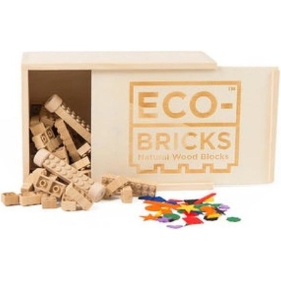 ECO-BRICKS Bambusová stavebnice 90 ks