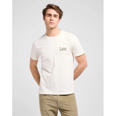 Lee Medium Wobbly Tee 112370504 Ecru