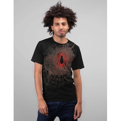 Marvel Spider-Man T-shirt Destroyed Spider Web MEMASPCTS003