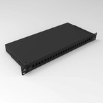 Conneu 19" Оптичен пач панел за 24 симплексни SC адаптера, 1U, изтеглящ се, Conneu (CNOP-999342)