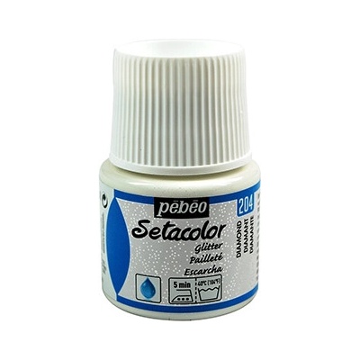 Farby na textil Pebeo Setacolor Light Glitter 45 ml Diamond