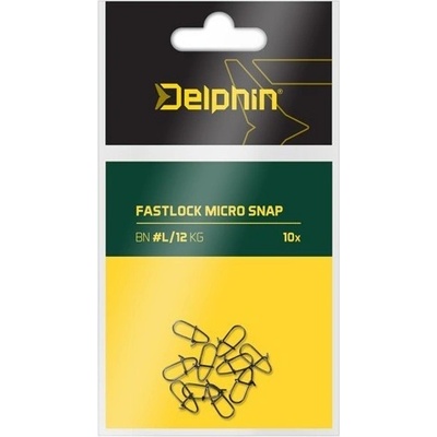 Delphin Karabínka Fastlock Micro Snap veľ.S 4 kg 10 ks