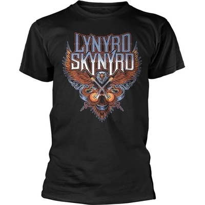 Lynyrd Skynyrd Crossed Guitars Black XL Риза (PH13448XL)