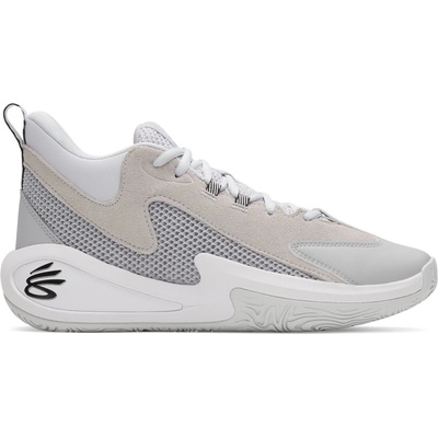 Under Armour Баскетболни кецове Under Armour Men's Curry Basketball Trainers - Grey/White