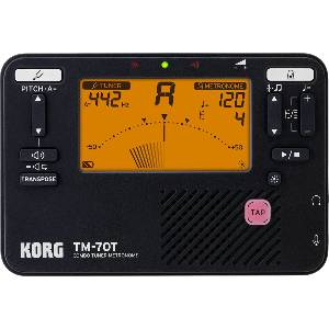 KORG TM-70T Мултифункционален тунер (KRTUTM70BK)