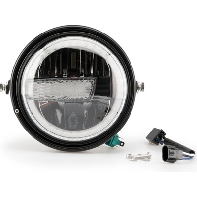 PUIG Maska so svetlom PUIG LUMEN R LED 20818N čierna