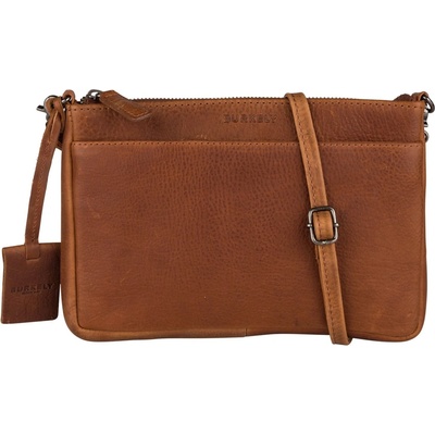 Burkely dámská crossbody kožená kabelka Linda koňak