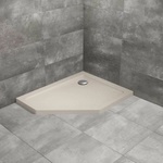 Radaway Петоъгълно душ корито Radaway Doros PT E Stone 100x90 см акрил кашмир дясно (SDRPT1090-01-84SR)