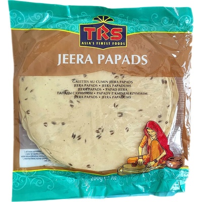 TRS Indická placka Papads Jeera 200 g