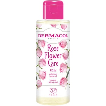 Dermacol Flower Care delicious body oil Rose tělový olej růže 100 ml