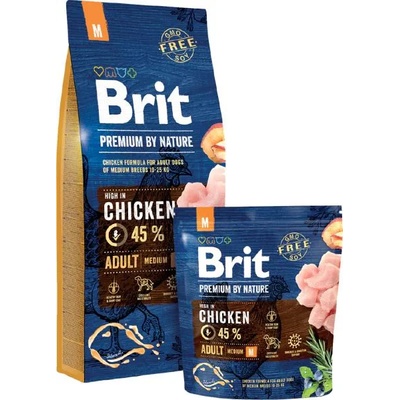 Brit Premium by Nature Adult Medium Chicken 3 kg