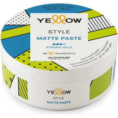 Yellow Матираща вакса със силна фиксация Yellow Style Matte Paste 100ml