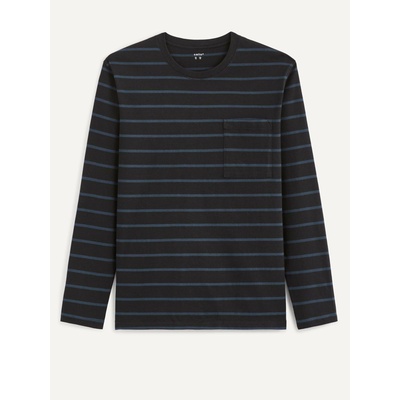 Celio Синя и черна мъжка тениска на райета Celio Celio | Cheren | МЪЖЕ | S