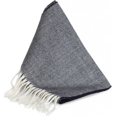 Šál s třásněmi FRINGED námořnická modrá