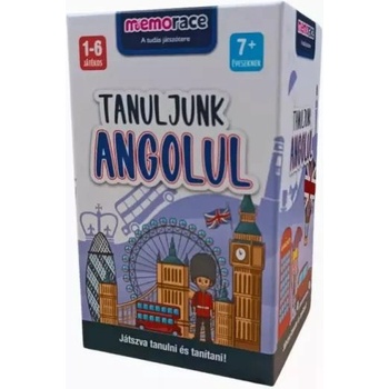 Reflexshop Меморас: Нека учим английски чрез настолна игра - на унгарски език (rsmmr11)